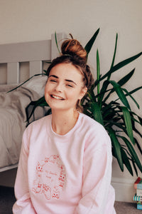 Favourite cat embroidered sweater