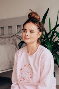 Favourite cat embroidered sweater