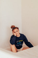 Load image into Gallery viewer, I just wanna make nice things embroidered sweater