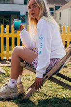 Load image into Gallery viewer, Embroidered bee sleeve sweater