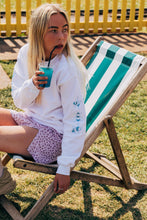 Load image into Gallery viewer, Embroidered bee sleeve sweater