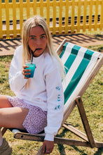 Load image into Gallery viewer, Embroidered bee sleeve sweater