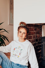 Load image into Gallery viewer, Crazy Christmas Cats embroidered sweater