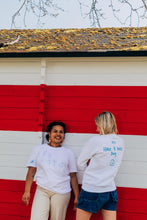Load image into Gallery viewer, Embroidered hey have a nice day back sweater with today will be a good day reminder sleeve