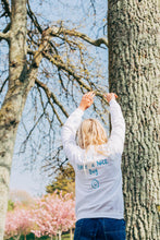 Load image into Gallery viewer, Embroidered hey have a nice day back sweater with today will be a good day reminder sleeve