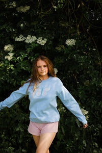 The Fancy Holographic butterfly sweater