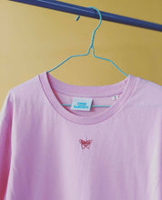 Load image into Gallery viewer, Mini butterfly embroidered organic t-shirt