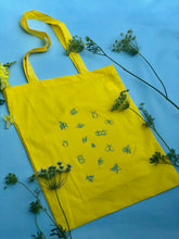 Load image into Gallery viewer, Lots of bugs embroidered tote bag