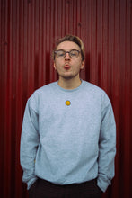 Load image into Gallery viewer, Mini smiley stop worrying embroidered sweater