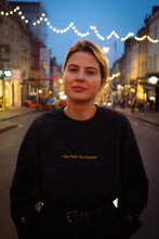Load image into Gallery viewer, Cosy rainy day embroidered sweater