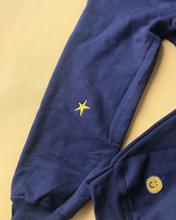 Load image into Gallery viewer, Super cosy full length fleece half zip with sleeve embroidery