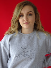 Load image into Gallery viewer, lots of Dinosaurs embroidered sweater