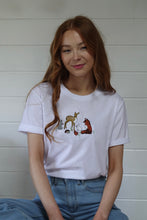 Load image into Gallery viewer, Embroidered Woodland animals T-shirt