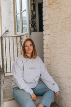 Load image into Gallery viewer, Cosy rainy day embroidered sweater