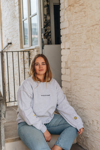 Cosy rainy day embroidered sweater