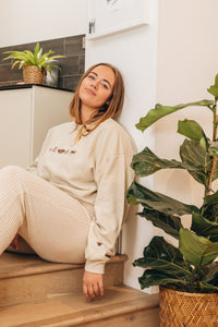 Mini bugs embroidered sweater