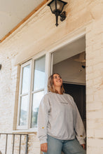Load image into Gallery viewer, Cosy rainy day embroidered sweater