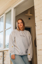 Load image into Gallery viewer, Cosy rainy day embroidered sweater