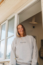 Load image into Gallery viewer, Cosy rainy day embroidered sweater