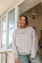 Load image into Gallery viewer, Cosy rainy day embroidered sweater