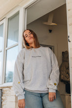 Load image into Gallery viewer, Cosy rainy day embroidered sweater