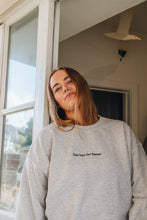 Load image into Gallery viewer, Cosy rainy day embroidered sweater
