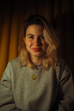 Load image into Gallery viewer, Mini smiley stop worrying embroidered sweater