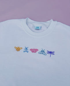 Mini bugs embroidered sweater