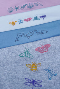 Shell embroidered sweater