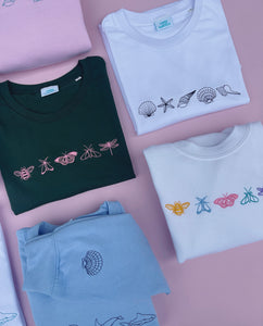 Shell embroidered T-shirt