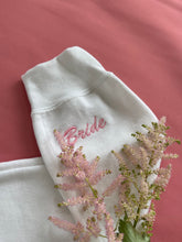 Load image into Gallery viewer, personalised wedding date floral sweater