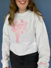 Load image into Gallery viewer, personalised wedding date floral sweater