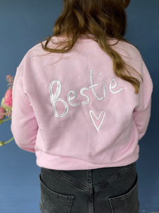 Bestie sweater with sleeve detail