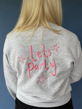 Load image into Gallery viewer, Lets party sweater with sleeve detail