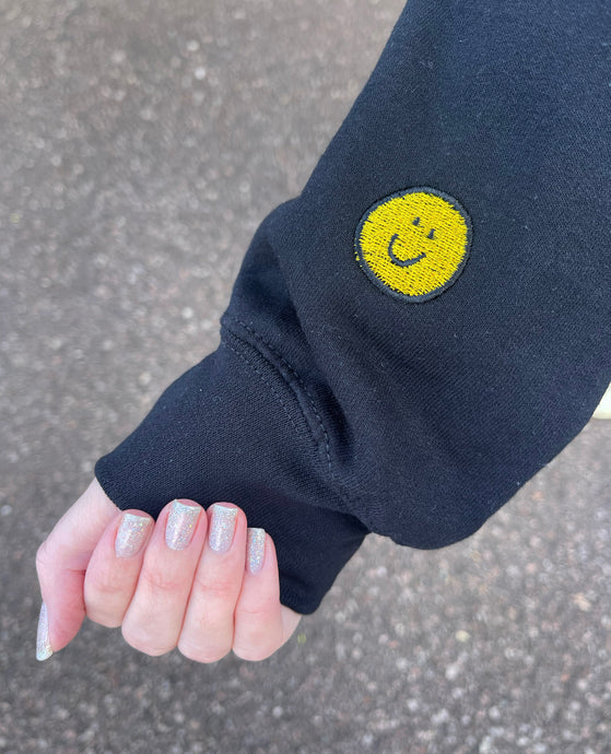 Smiley Face sleeve addition