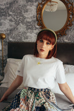 Load image into Gallery viewer, Everything will be ok slogan and embroidered sun t-shirt
