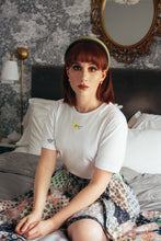 Load image into Gallery viewer, Everything will be ok slogan and embroidered sun t-shirt
