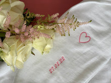 Load image into Gallery viewer, personalised wedding date floral sweater
