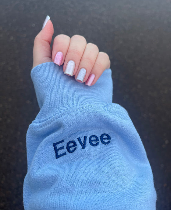 Personalised /pet name / word / date sleeve addition