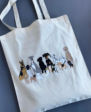 Load image into Gallery viewer, Printed Dog Tote Bag