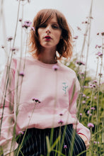 Load image into Gallery viewer, Have a nice day and daisy embroidered slogan sweater