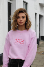 Load image into Gallery viewer, Stop buggin me embroidered slogan sweater