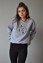 Load image into Gallery viewer, Be nice wreath embroidered slogan sweater