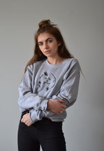 Load image into Gallery viewer, Be nice wreath embroidered slogan sweater