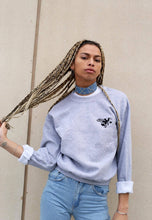 Load image into Gallery viewer, Bee heart embroidered sweater
