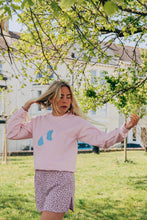 Load image into Gallery viewer, Embroidered big doodle bee sweater