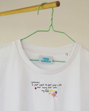 Load image into Gallery viewer, I just want to eat pick n mix with my bff embroidered slogan T-shirt